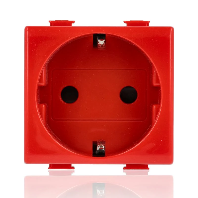 BTICINO A5440/2NR - Presa Standard Tedesco 2P+T 16A 250V - Rosso - Matix