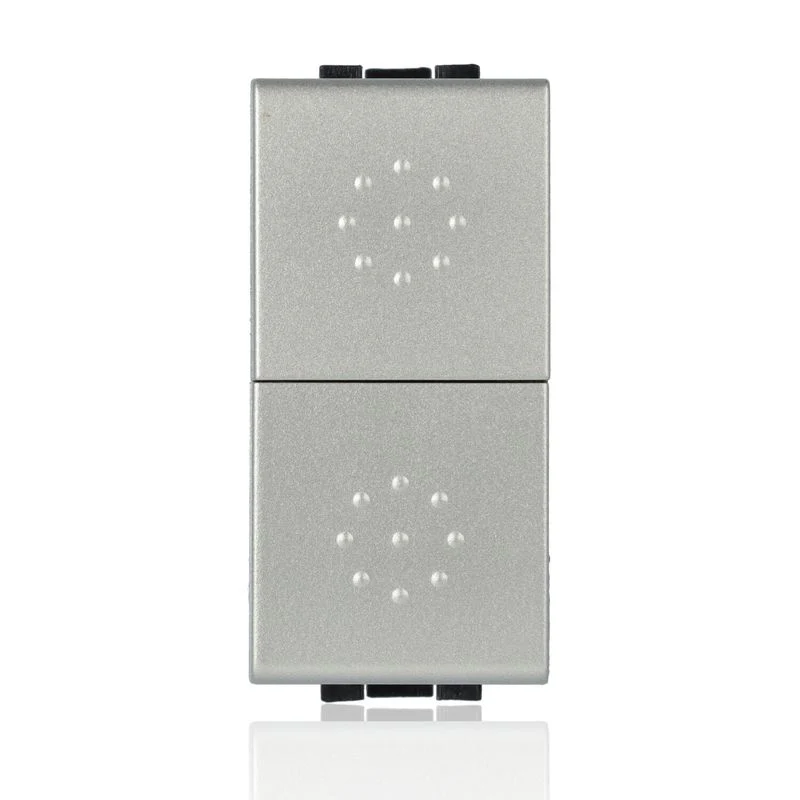 BTICINO NT4036 - Doppio Pulsante 1P (No) 16A - Tech - LivingLight