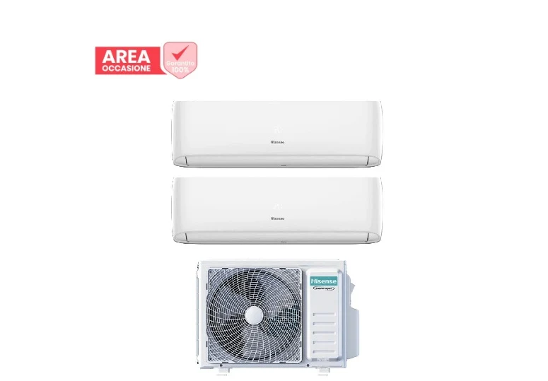 AREA OCCASIONI 3006 Condizionatore Dual Split Hisense Hi-Comfort 9+12 con 2AMW42U4RGC R-32 Wi-Fi Integrato