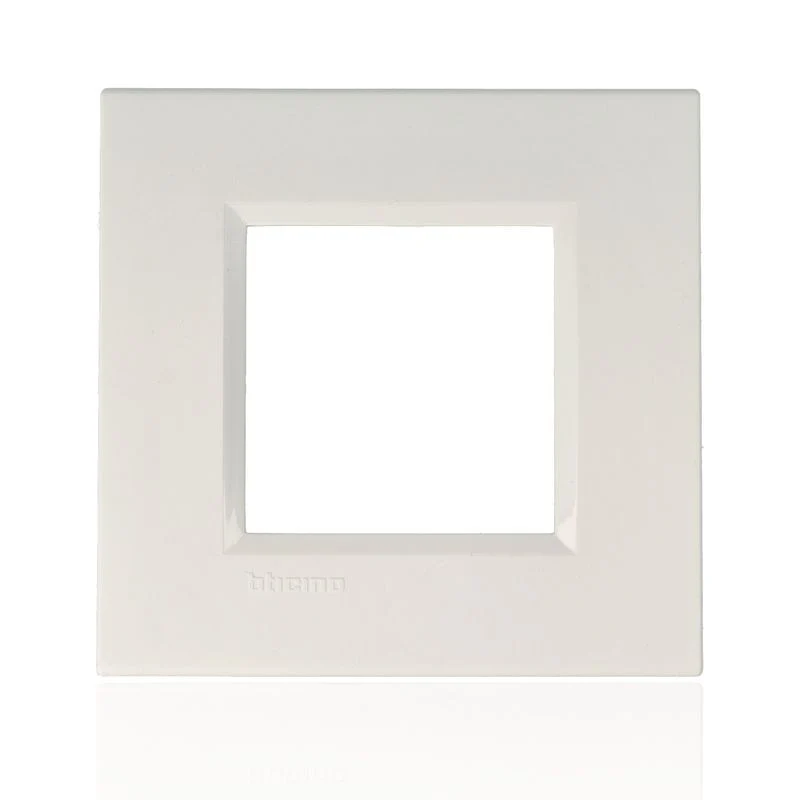 BTICINO LNA4802BI - placca quadra 2 moduli - bianca