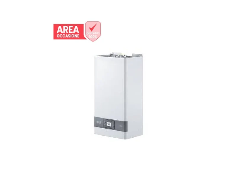 AREA OCCASIONI 2821 Scaldabagno camera stagna Riello Mini 17 LN Low NOx completo di kit scarico fumi Metano