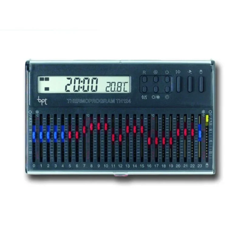 CAME BPT 69403610 - Bpt crono termostato giornaliero a cursori grigio - TH/124-GR