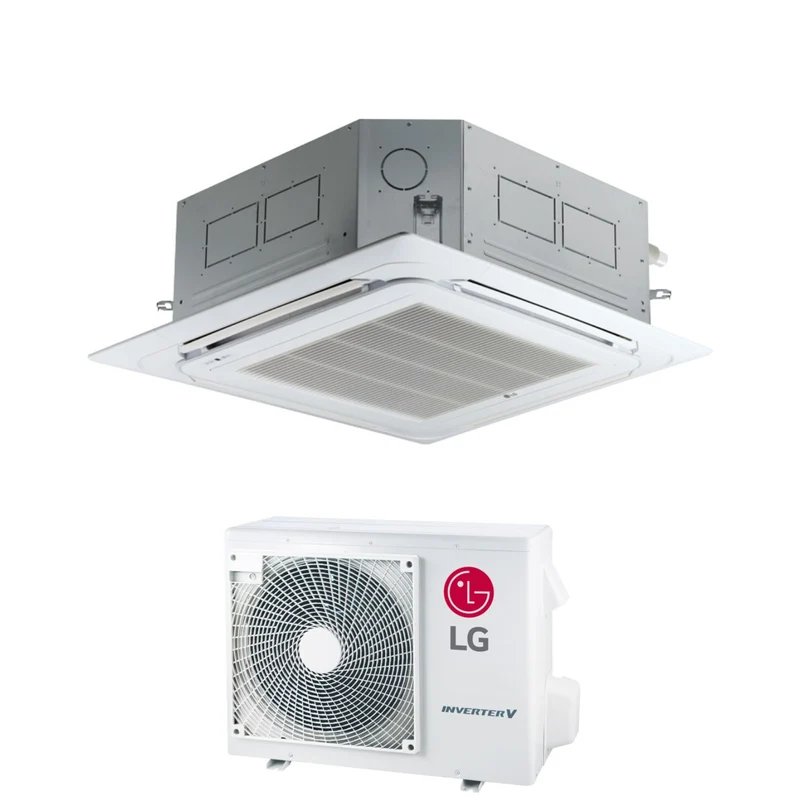 Condizionatore a Cassetta 4 Vie LG Compact 36000 Btu UT36F R-32 Wi-Fi Optional con Pannello Incluso