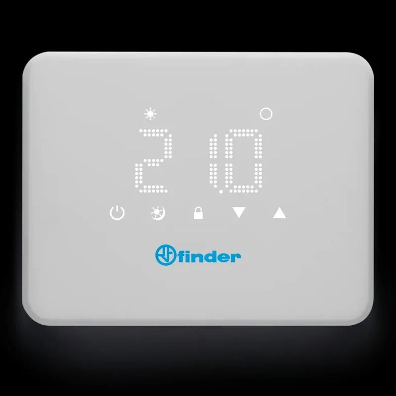 FINDER 1T9190030000 - Termostato Digitale Finder Bliss T Touch 5-37C 5A Bianco