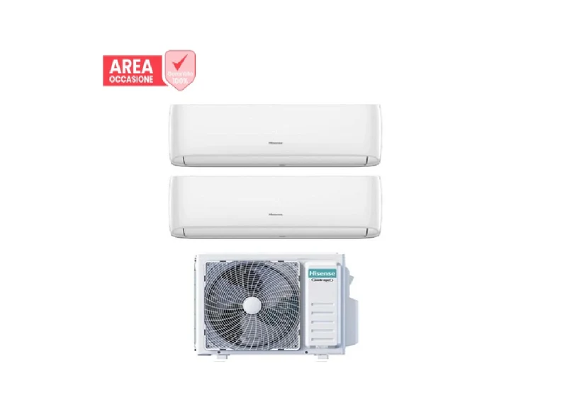 AREA OCCASIONI 2583 Condizionatore Dual Split Hisense Hi-Comfort 9+9 con 2AMW35U4RGC R-32 Wi-Fi Integrato