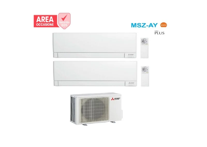 AREA OCCASIONI 2575 Condizionatore Mitsubishi Electric Dual Split Ay 9+9 con MXZ-2F53VF R-32 Wi-Fi Integrato