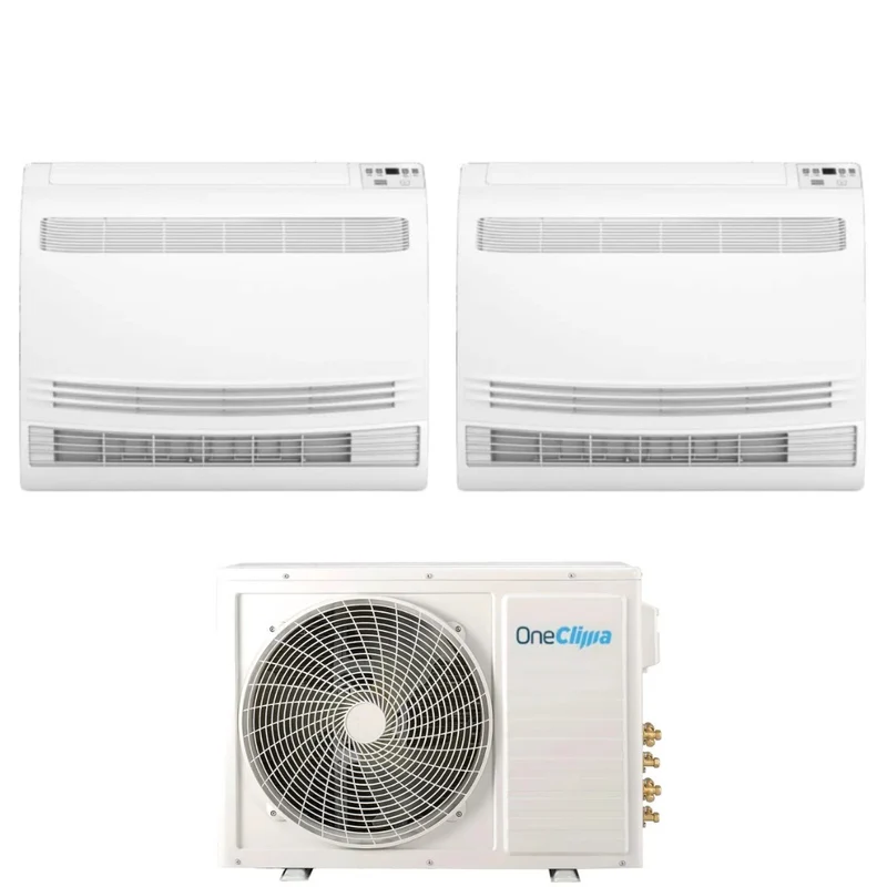 Condizionatore OneClima Dual Split Console 18+18 con MLT42x5/Y24 R-32 Wi-Fi Optional con Telecomando di Serie