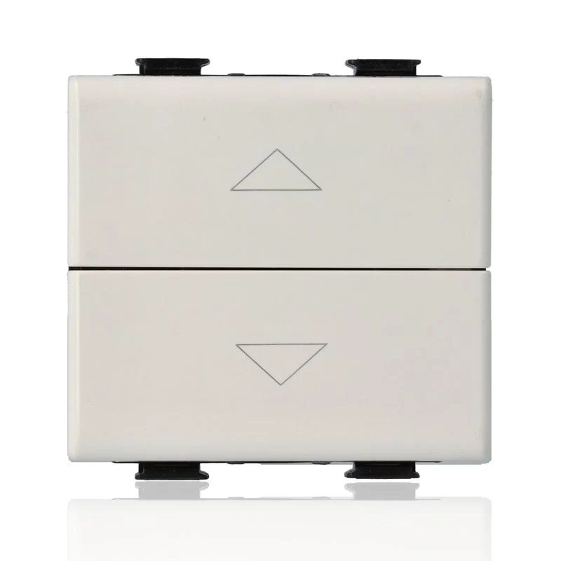 BTICINO AM5052/2 - Commutatore 1P 16A 250V Ac A Doppio Tasto 1-0-2 - Bianco - Matix