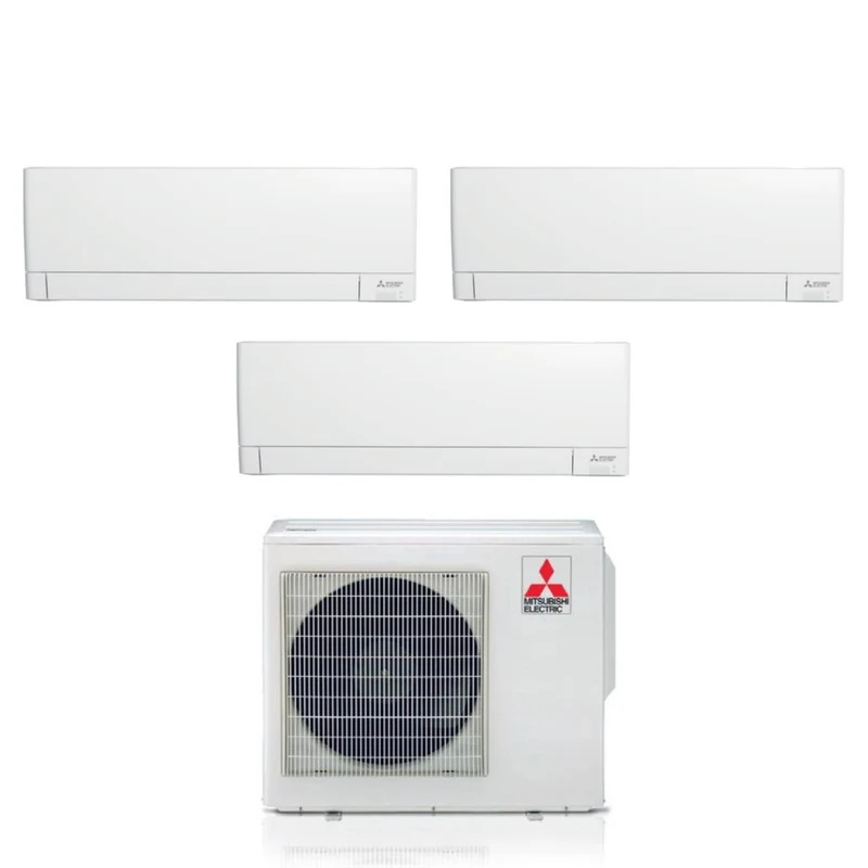 Condizionatore Trial Split Mitsubishi Electric Linea Plus MSZ-AY 7+7+12 con MXZ-3F68VF R-32 Wi-Fi Integrato