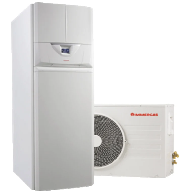 Pompa di Calore Aria-Acqua Splittata a Basamento Immergas MAGIS HERCULES PRO 9 R-32