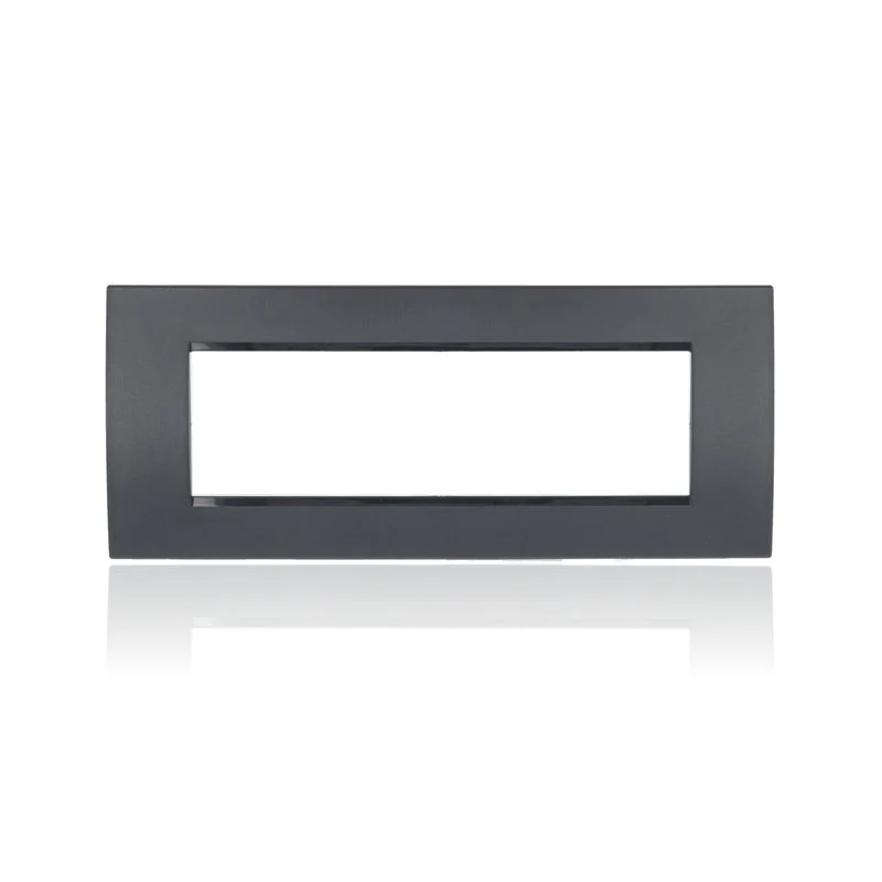 BTICINO LNA4807AR - Placca Quadra 7 Moduli - Antracite - LivingLight