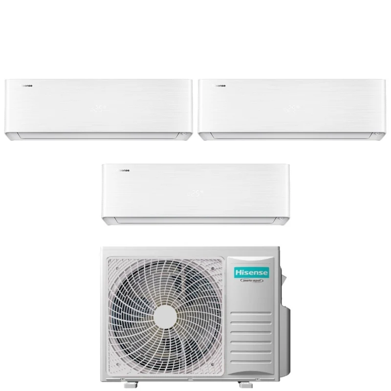 Condizionatore Hisense Trial Split ENERGY PRO X 9+9+18 con 4AMW81U4RJC R-32 Wi-Fi Integrato