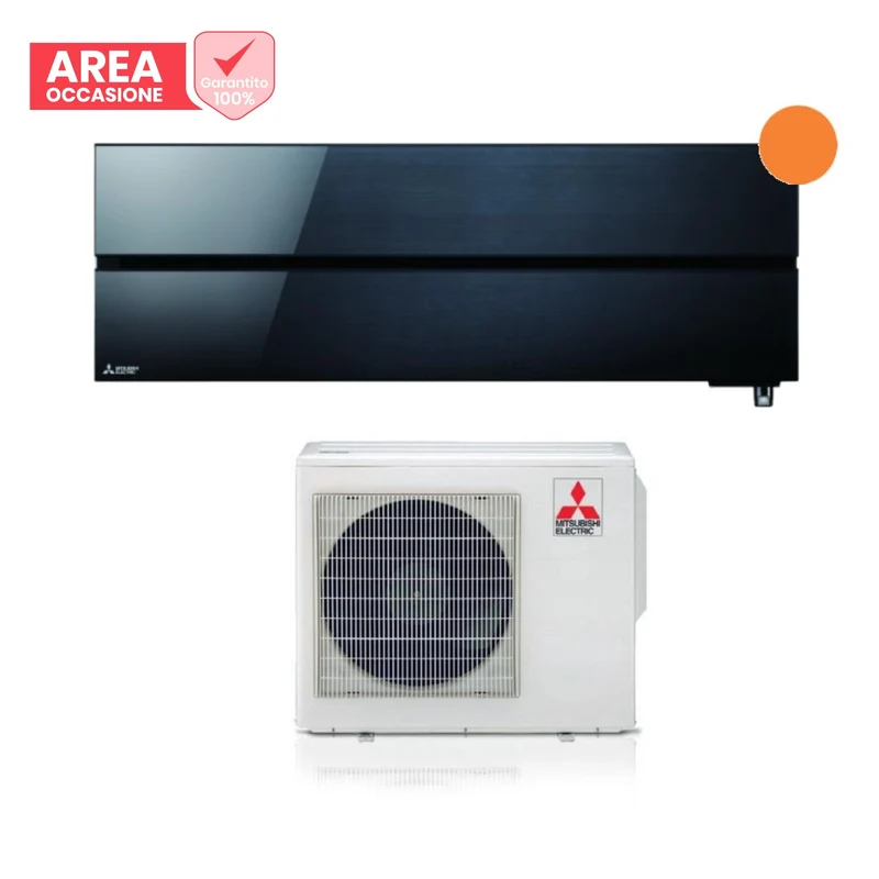 AREA OCCASIONI 2505 Condizionatore Mitsubishi Electric Kirigamine Style 18000 Btu Onyx Black R-32 Wi-Fi Integrato