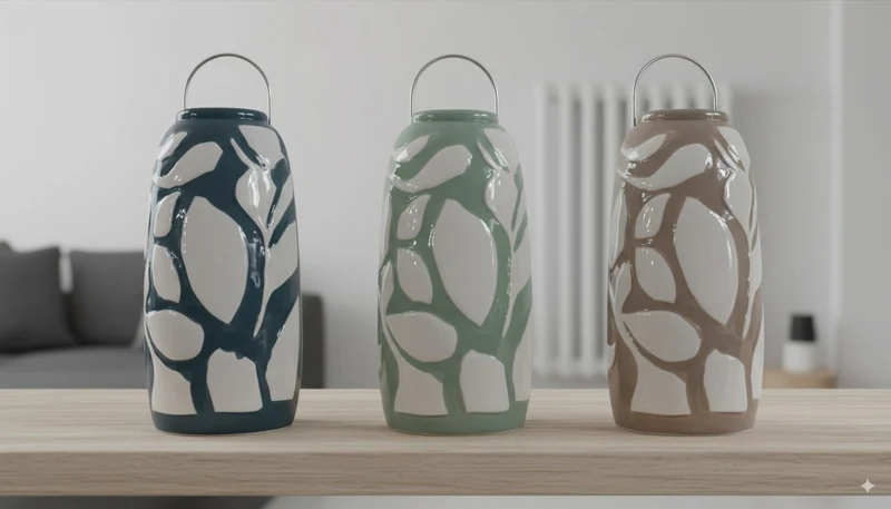 Umidificatori Ceramica AD TREND - Set Design per Termosifoni - Umidifica e Arreda