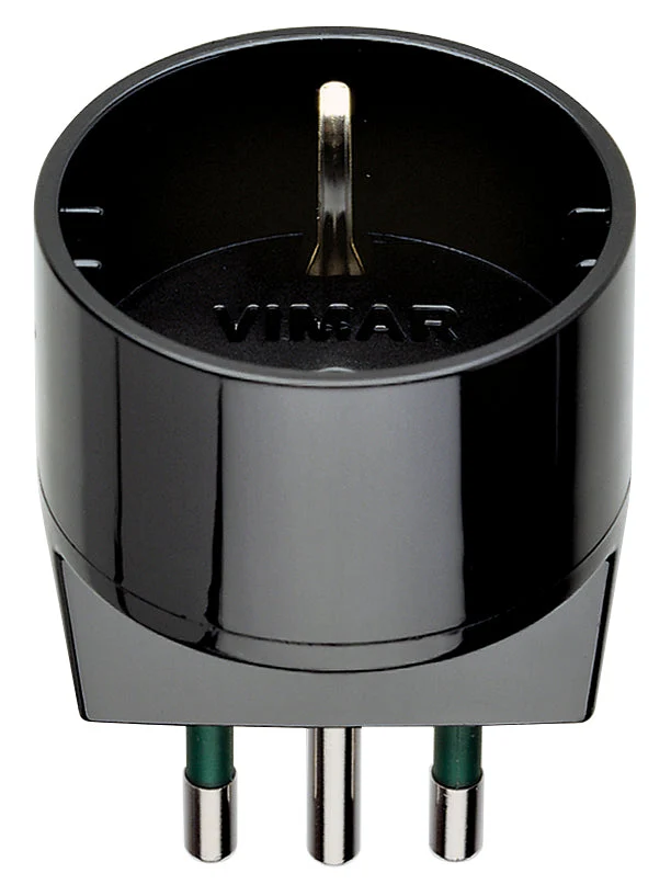 VIMAR 00302 - Adattatore SICURY S11 + P30 Nero 250V 1500W