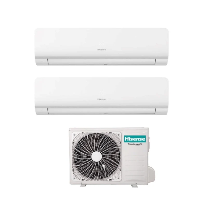 Condizionatore Dual Split Hisense New Energy 9+18 con 3AMW62U4RJC R-32 Wi-Fi Integrato