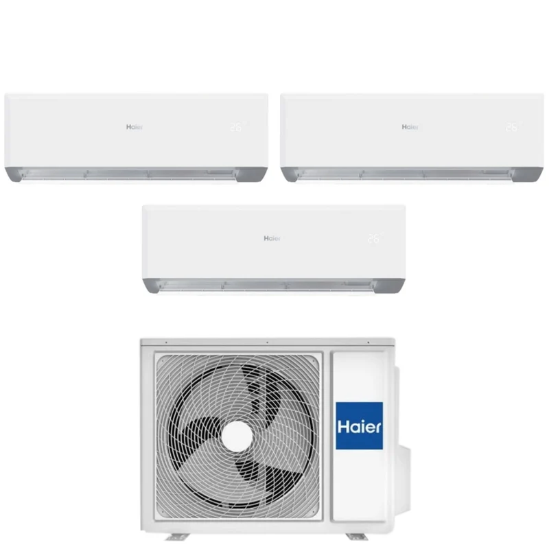 Condizionatore Trial Split Haier Revive 9+9+12 con 3U55MEEFRA R-32 Wi-Fi Integrato