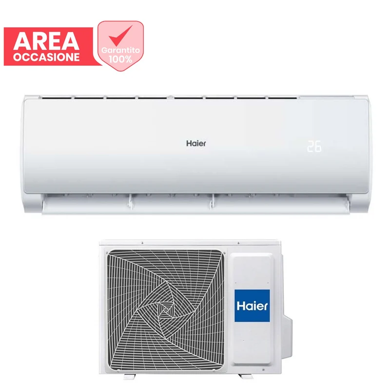 AREA OCCASIONI 2461 Climatizzatore Condizionatore Haier Inverter serie GEOS PLUS 9000 Btu AS25THMHRA-C R-32 Wi-Fi Integrato Classe A++/A+