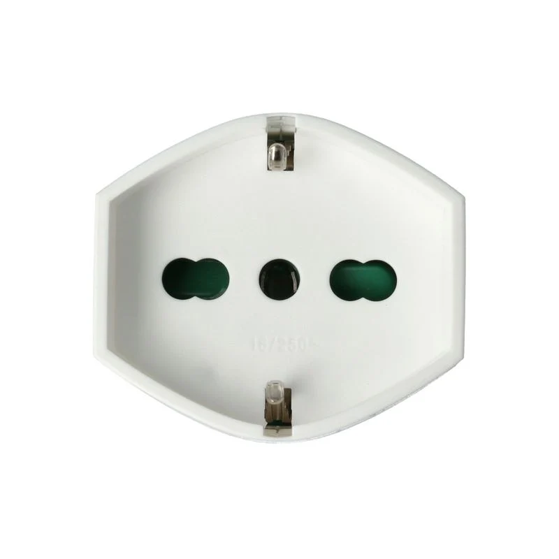 VIMAR 00225.B - Presa mobile 2P+T 16A universale con cavo assiale, bianca