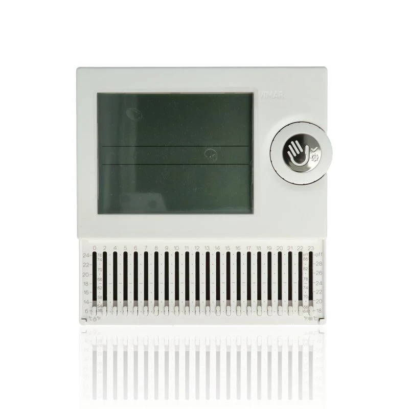 VIMAR 01911 - Cronotermostato a cursori bianco