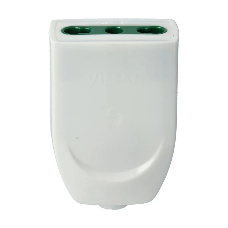VIMAR 00223.B - Presa mobile 2P+T 16A P17/11 assiale bianca, Vimar SUPER NOVA
