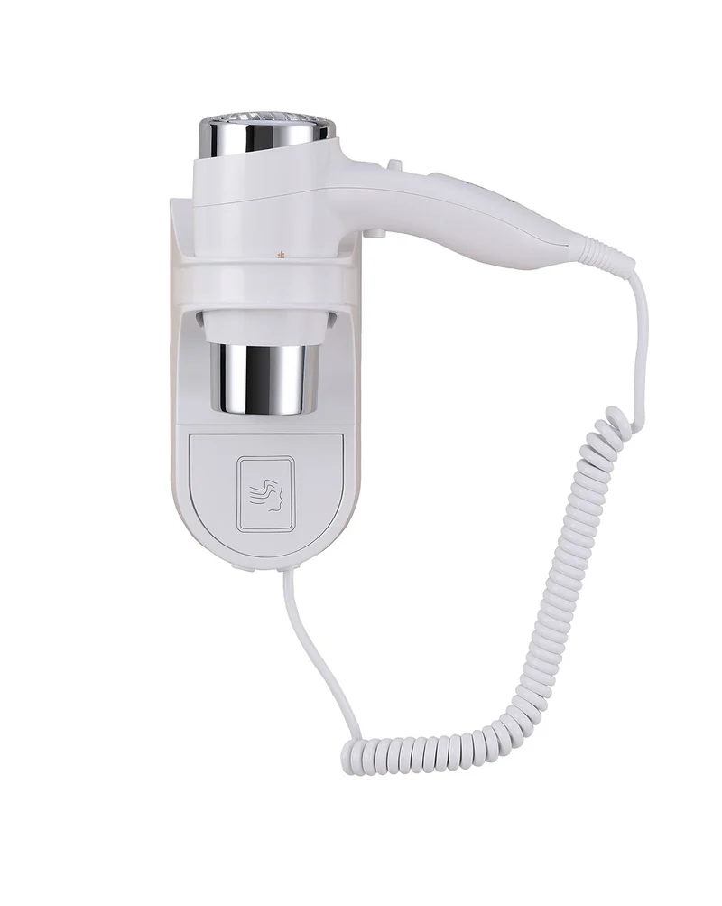 Asciugacapelli A Pistola Swan 1600W Installazione a Muro Bianco