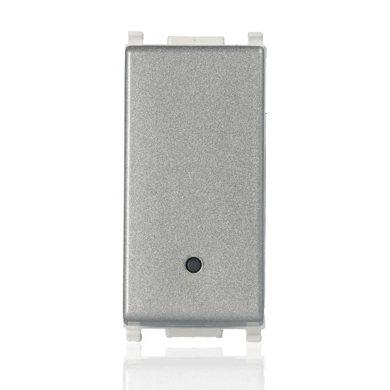 VIMAR 14000.SL - Interruttore 1P 10AX Silver (Plana)