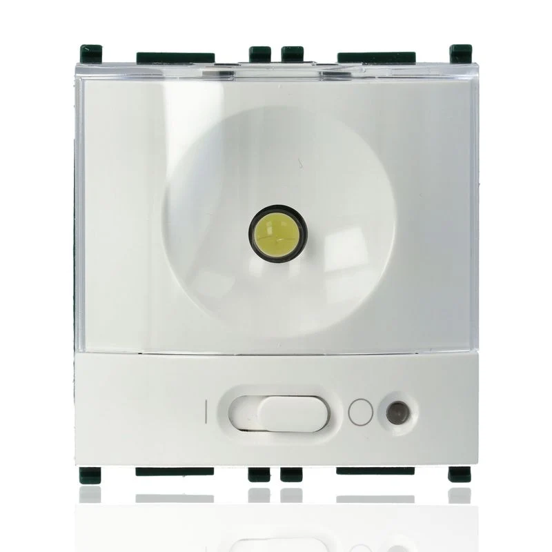 VIMAR 14395 - TORCIA + presa di ricarica 230V Bianco (Plana)