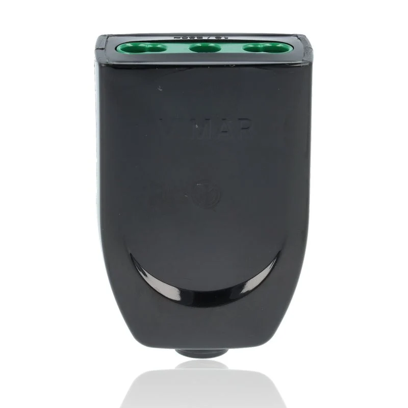 VIMAR 00223 - Presa 2P+T di tipo 16A P17/11 con cavo assiale, nera