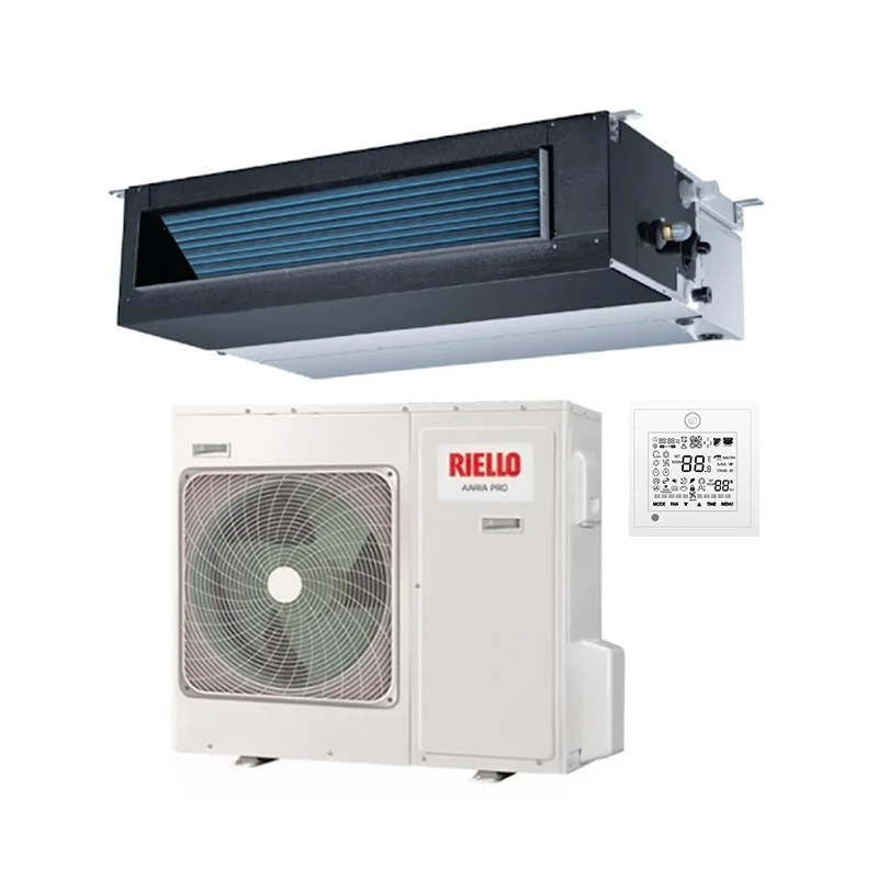 Condizionatore Canalizzato Riello 24000 Btu Aaria Pro AMD 70 PB R-32 Con Comando a Filo di Serie