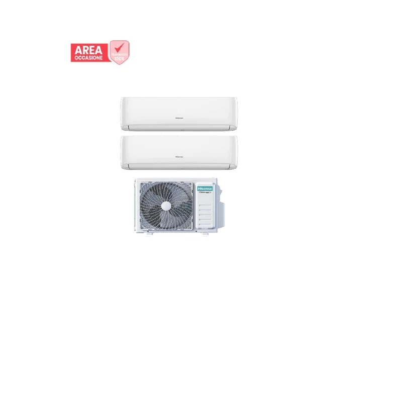 AREA OCCASIONI 2427 Condizionatore Dual Split Hisense Hi-Comfort 9+12 con 2AMW52U4RXC R-32 Wi-Fi Integrato