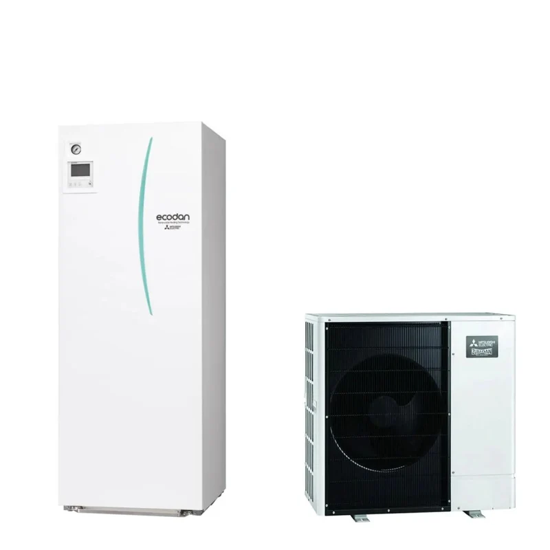 Pompa di Calore Aria Acqua Mitsubishi Electric Split Hydrotank ERST20C-VM2DR1 accumulo 200 lt unità esterna ZUBADAN PUHZ-SHW80VAA 8 kW R-410A