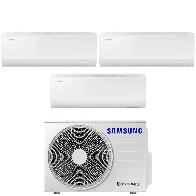 Climatizzatore Condizionatore Samsung Trial Split Inverter serie CEBU S2 9+9+9 con AJ052TXJ3KG R-32 Wi-Fi Integrato 9000+9000+9000