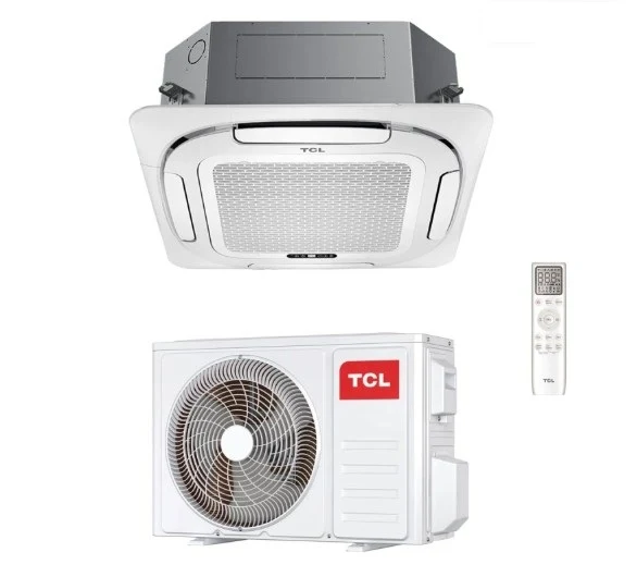 Condizionatore Cassetta 4 Vie TCL 90x90 55000 Btu R-32 Wi-Fi Optional