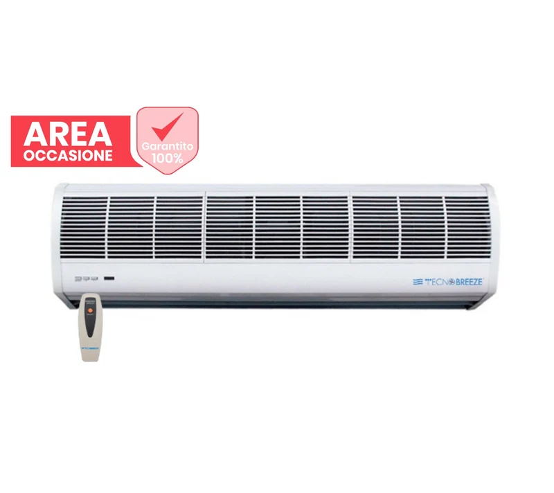AREA OCCASIONI 2358 Barriera D Aria Centrifuga Tecnogas Tecnobreeze modello NATURAL WIND 150 da 150 cm con Telecomando codice 14203