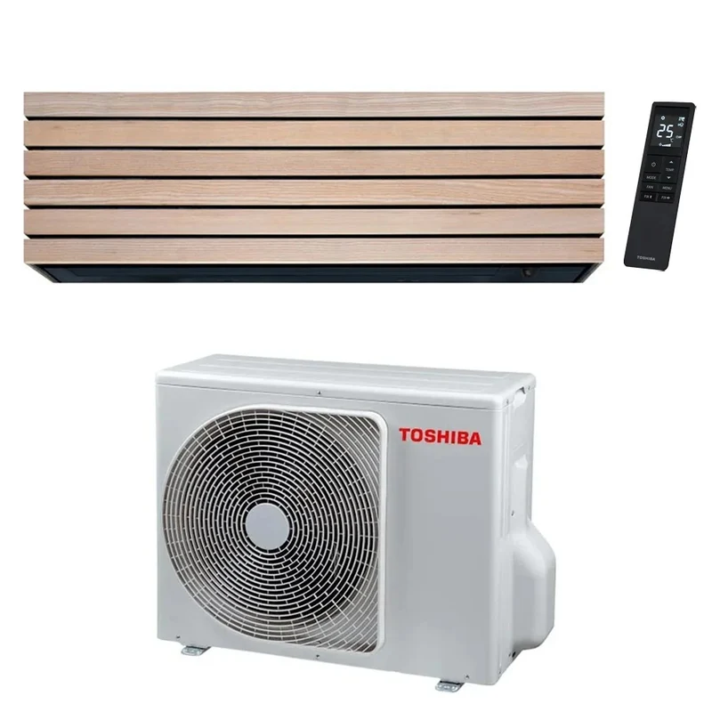 Condizionatore Toshiba Daiseikai 10 Wood 10000 (9000) Btu RAS-B10S4KVDG-E R-32 Wi-Fi Integrato