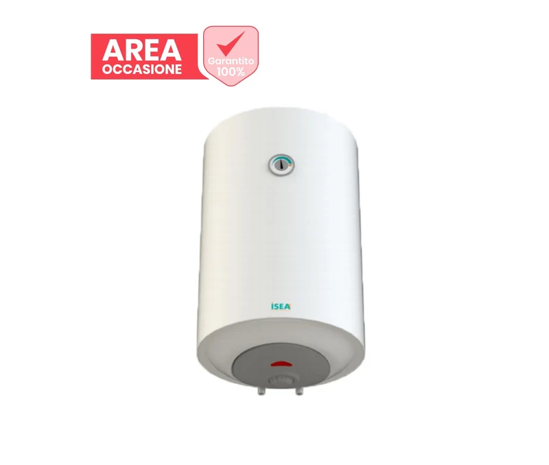 AREA OCCASIONI Scaldabagno Termoelettrico Verticale ISEA SWING PLUS MIX HEATING VE 100/5 DX E430U37I Attacco a Destra Garanzia di 5 anni