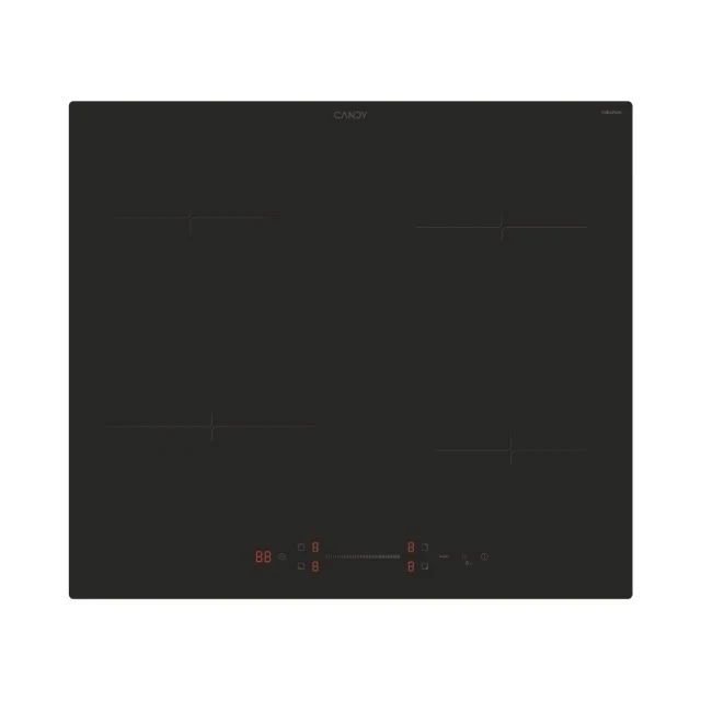 Piano Cottura A Induzione Candy Moderna CI642SCBB 4 Fuochi (L59xP52) Vetroceramica Nero