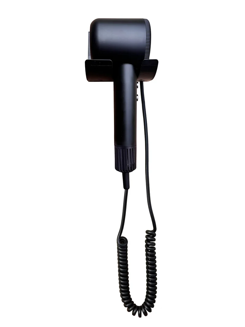 Asciugacapelli Professionale Compatto Vama PRO HAIR Motore Digitale Brushless 1500W con Base Murale Nero