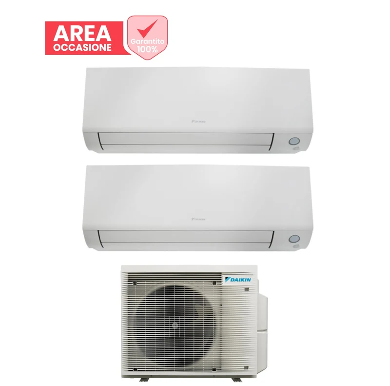 AREA OCCASIONI Climatizzatore Condizionatore Daikin Bluevolution Dual Split Inverter serie PERFERA ALL SEASON 9+12 con 2MXM50A R-32 Wi-Fi Integrato 9000+12000 Garanzia Italiana