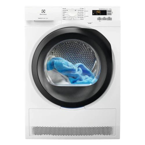Asciugatrice a Pompa di Calore Electrolux Serie 700 EW7H583B 8 Kg Classe C GentleCare System (A85 x L59,6 x P63,8) Bianco