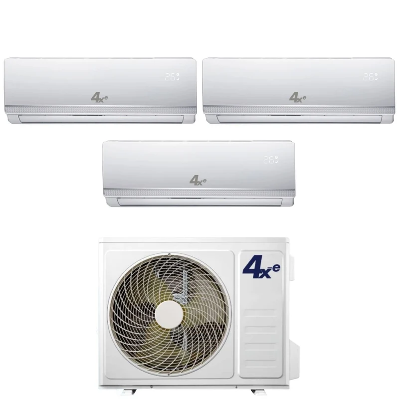 Climatizzatore Condizionatore 4Xe Trial Split Inverter serie WINTER 12+12+12 con WINTER TRIAL 21 R-32 Wi-Fi Optional 12000+12000+12000