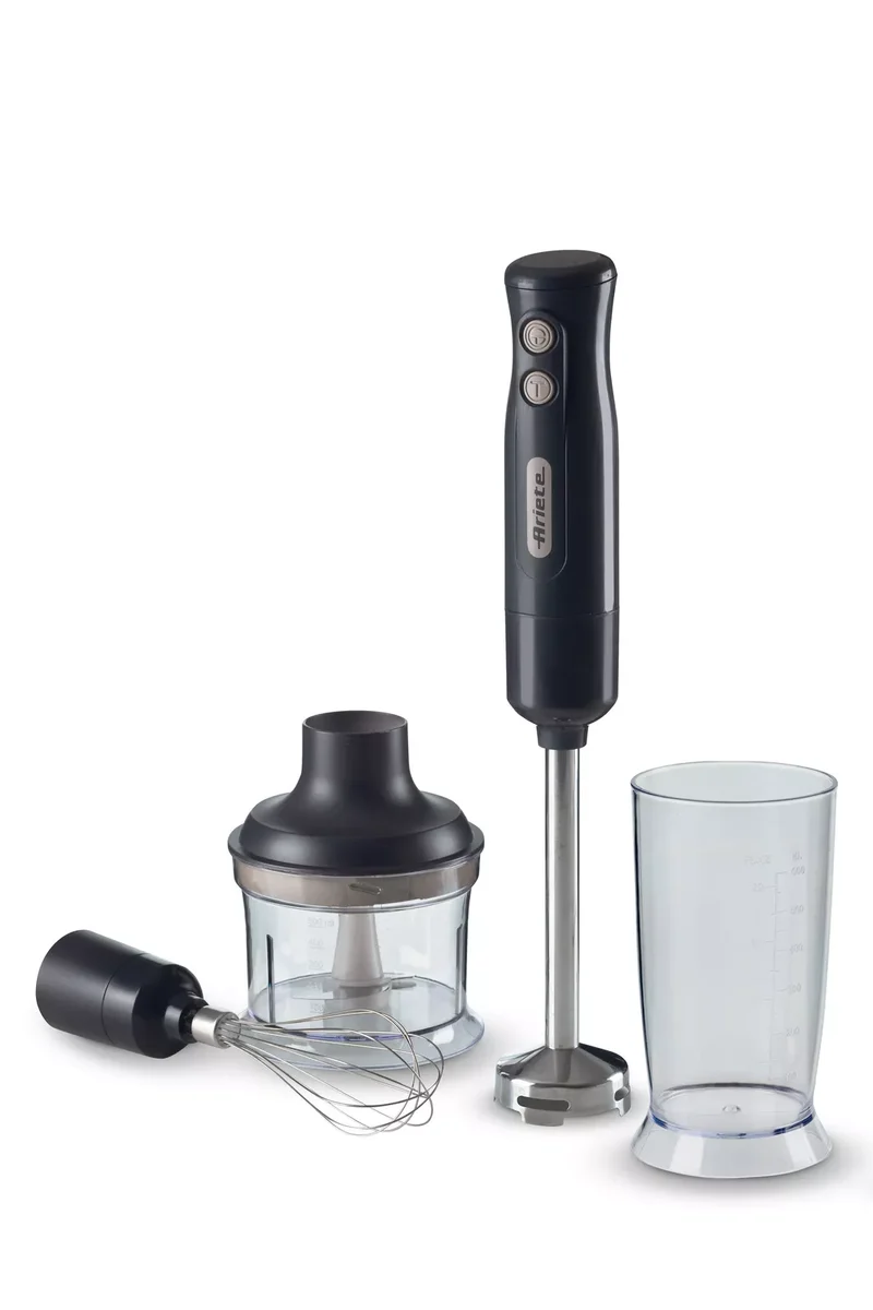 Ariete 601 Frullatore a Immersione con tritatutto 700 W con 2 velocità Dark Grey