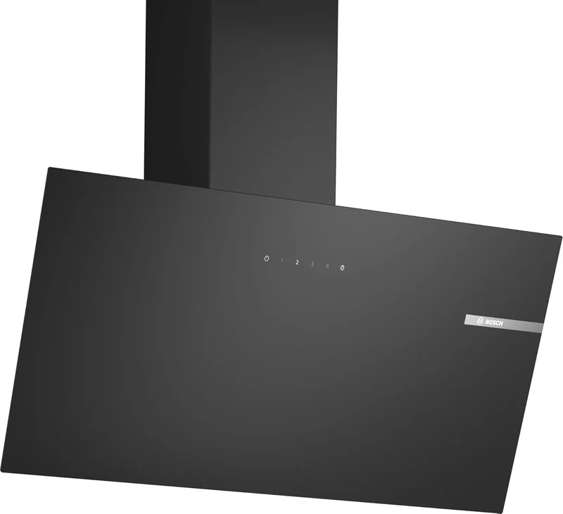 Cappa A Parete Bosch Serie 2 DWK85DK60 Vetro Nero Classe A (A32,5xL79xP32,5) Programma intensivo