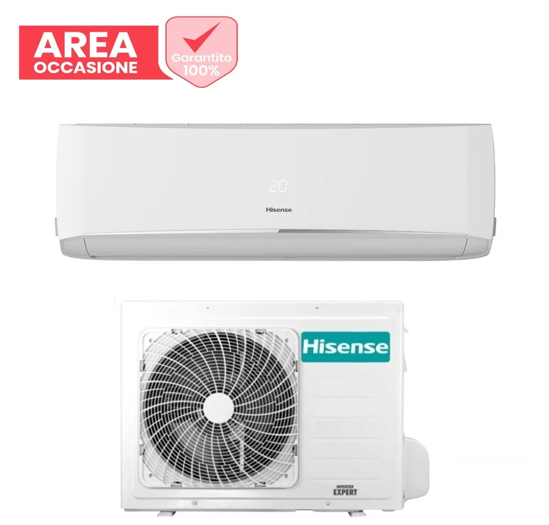 AREA OCCASIONI Climatizzatore Condizionatore Hisense Inverter serie HALO 12000 Btu CBMR1206G + CBMR1206W R-32 Wi-Fi Integrato A++/A+