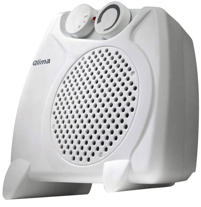 Stufa Elettrica Caldobagno 2000W Qlima EFH2010 Bianca