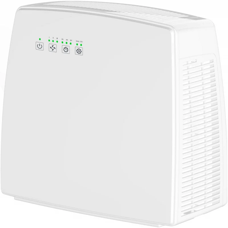 Purificatore d'Aria Ionizzatore Massimo 30m2 36W 3 Velocità Karlsen Ruby Pure 75 Bianco