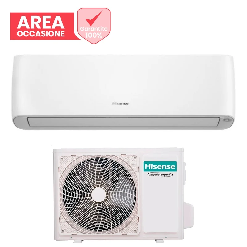 AREA OCCASIONI Climatizzatore Condizionatore Hisense Inverter serie ENERGY PRO PLUS 9000 Btu QE25XV2AG + QE25XV2XW R-32 Wi-Fi Integrato Classe A+++/A+++