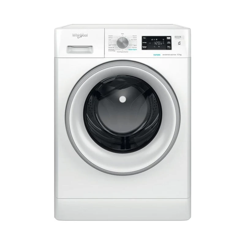 Lavatrice A Caria Frontale Whirlpool FFB 1046 SV IT 10 Kg Classe A 1400 Giri (A85xL59,5xP60,5) Tecnologia 6 Senso Refresh Vapore Bianco