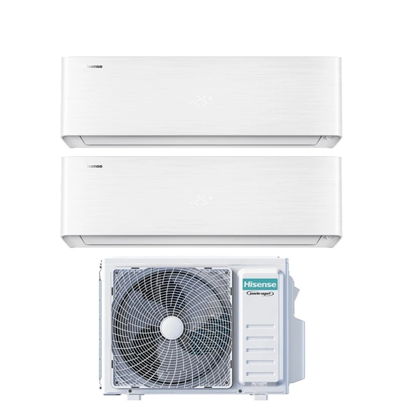 Condizionatore Dual Split Hisense Energy Pro X 9+9 con 2AMW42U4RGC R-32 Wi-Fi Integrato 9000+9000